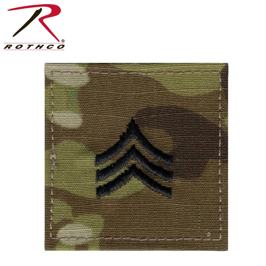 Official U.S. Made Embroidered Rank Insignia - Sergeant