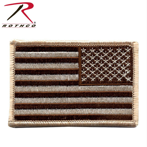 Rothco Iron On - Sew On Embroidered US Flag Patch