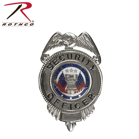 Rothco Security Officer Badge w- Flags