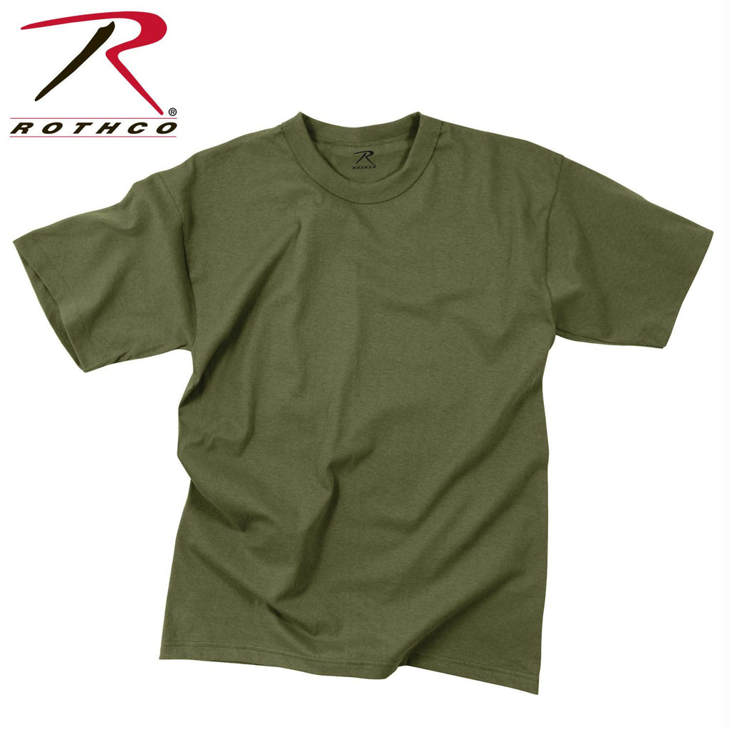 Rothco Solid Color 100% Cotton T-Shirt