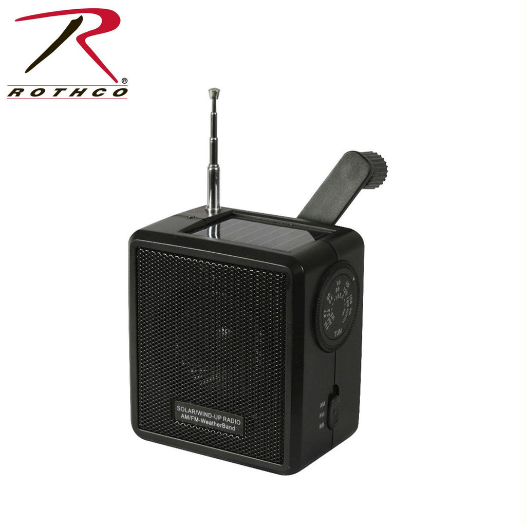 Rothco Solar-Wind Up Radio