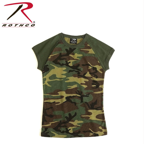 Rothco Short Sleeve Camo Raglan T-Shirt