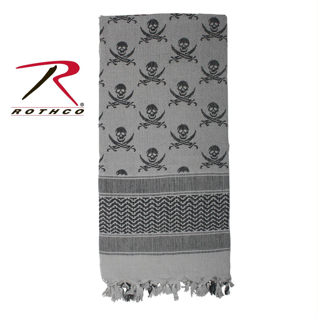 Rothco Skulls Shemagh Tactical Desert Scarf