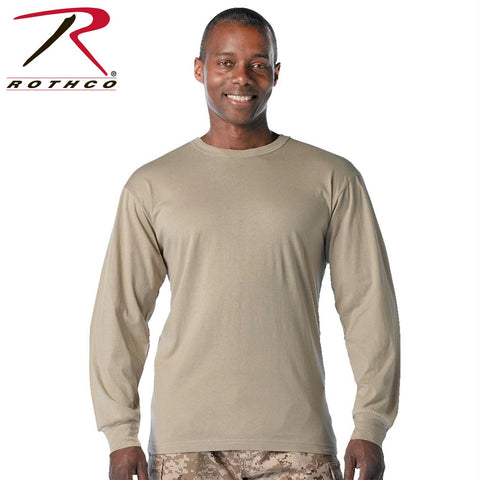 Rothco Long Sleeve Solid Cotton T-Shirt