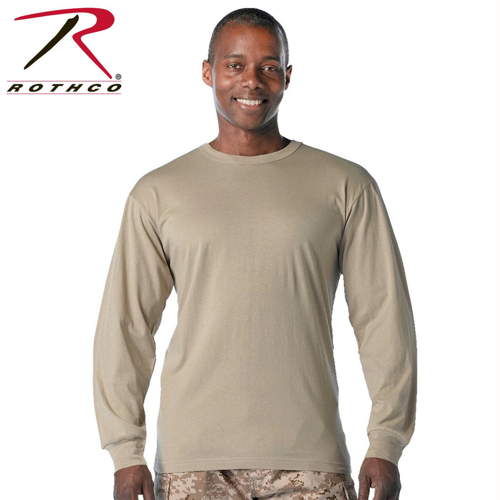 Rothco Long Sleeve Solid Cotton T-Shirt